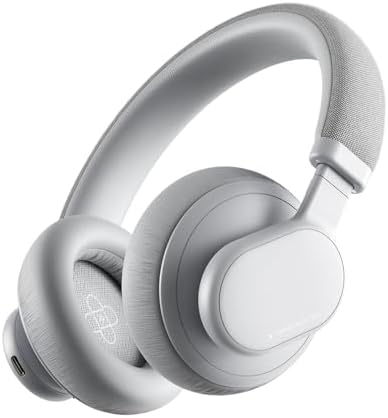 Discover the Ultimate Audio Escape with FINGERTIME’s Bluetooth 5.3 Over-Ear Headphones – Advanced Active Noise Cancelling, Unmatched 40-Hour Playtime, and Luxurious Comfort in a Sleek Grey Finish for Effortless Audio Bliss and Flawless Connectivity