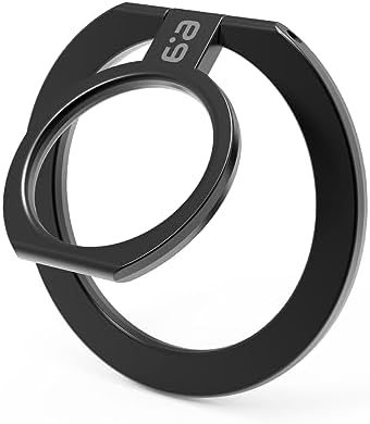 Magnetic Phone Grip Ring Stand for i Phone 16 Series – Premium Gold Kickstand Holder for Mag Safe Compatibility – Effortless Attachment for Hands-Free Streaming & Meetings – Versatile Design with Metal Stickers for Non-Mag Safe Phones – Lifetime Warranty & 30-Day Money Back Guarantee
