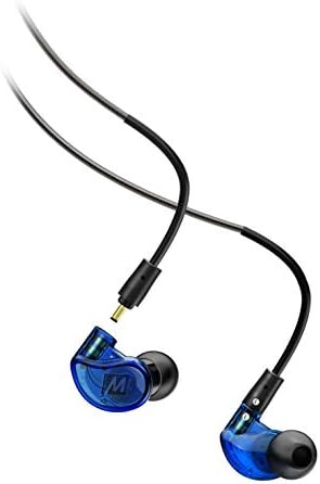 MEE audio M6 PRO In-Ear Monitor Headphones – 2 nd Gen Model with Superior Sound Quality, Customizable Fit Memory Wire Earhooks, and Durable Replaceable Cables for Professional Musicians – Noise Isolation Earbuds with Dual Cord Options (Black) – Perfect for Live Performances and Studio Recording