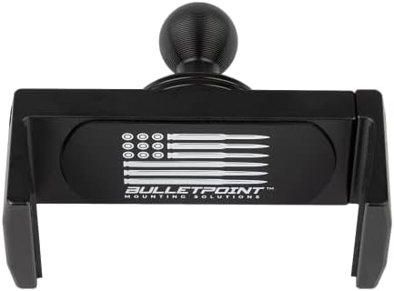 Bulletpoint XL Dash Mount for Oversized Smartphones – Secure Cradle for i Phone & Android – 4-Inch Expandable Holder with 20 mm Attachment Ball – Ultimate Hands-Free Driving Experience