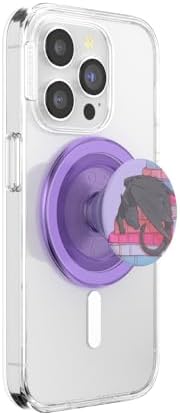 Mag Safe-Compatible Pop Socket Phone Grip & Stand – “Curled Up with a Good Book” – Secure Magnetic Hold for Hands-Free Viewing, Effortless Wireless Charging, Lightweight Portable Design, Ideal for Streaming & Reading