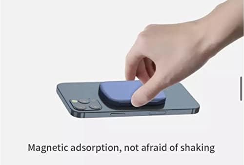 Magnetic Wireless Portable Power Bank for i Phone 12/13/Mini/Pro/Pro Max – 5000 m Ah Fast Charging Solution in Stylish Blue – Effortless Magnetic Alignment & Compact Design for On-the-Go Charging