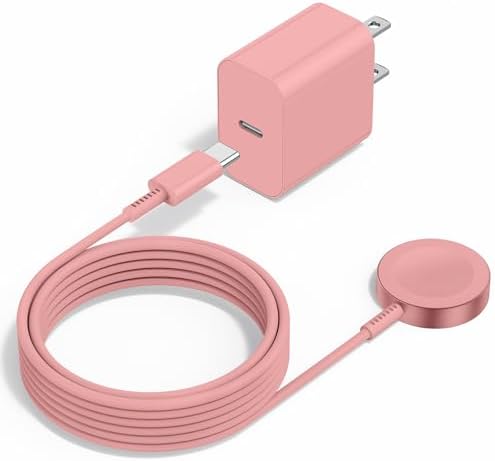 Revolutionary 2-in-1 Magnetic USB-C Charger for Apple Watch & i Phone – 3 ft Fast Charging Cable for Series Ultra/9/8/7/6/SE/SE2/5 & i Phone 14/13/12/11 Pro/Pro Max – Ultimate Convenience, Enhanced Compatibility, and Robust Durability for Modern Tech Users