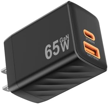Revolutionize Your Charging Experience with the 65 W Ga N USB C Charger Block – Ultra-Fast Dual-Port Power Adapter for Mac Book Pro/Air, i Phone 16/15/14/Pro, Galaxy S23/S22, and More – Compact, Efficient, and Built for Safety