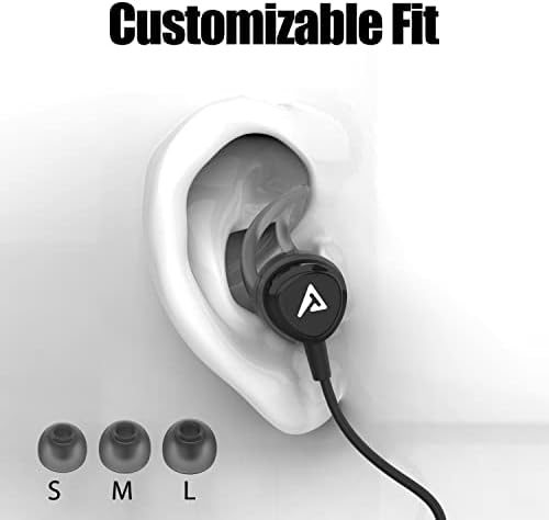 High-Performance Lightning Earbuds with Magnetic Design – MFi Certified Sports Headphones for i Phone 14/13/12/11/Pro Max/Xr/Xs Max/X – Noise-Isolating In-Ear Earphones with Built-in Microphone for Ultimate Workout Experience – Secure Fit and Premium Sound Quality