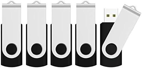JUANWE 10-Pack 2 GB USB Flash Drives – Reliable Portable Memory with 360° Swivel Design for Effortless Data Management – Ideal for Computers, Cars & On-the-Go Storage – Durable USB 2.0 Thumb Drives for Quick File Transfers and Backup Solutions