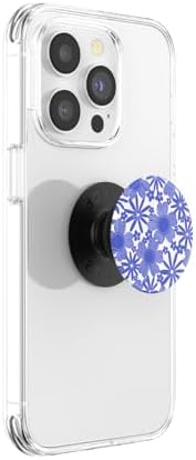 Magnetic Pop Grip for Mag Safe – Elegant Enamel Rose Noir | Multifunctional Phone Stand with Secure Grip & Customizable Swappable Top | Effortless Hands-Free Viewing Kickstand | Wireless Charging Compatible Accessory for Enhanced Smartphone Usability