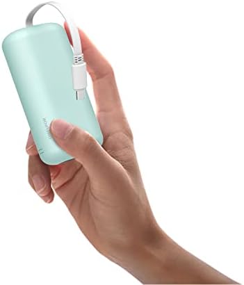 Ultra-Compact 10,000 m Ah Fast Charging Power Bank with Integrated USB-C Cable – Essential Portable Charger for i Phone 15, Samsung Galaxy S23, Note20, and More – LED Display for Easy Battery Monitoring and Enhanced Compatibility