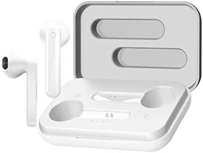 Coby True Wireless Earbuds with Autopair Technology – 22 Hours Playtime, Noise-Canceling Microphones, and IPX6 Waterproof Design for Ultimate Comfort and Durability – Perfect Bluetooth Headphones for i Phone and Android Users (White)