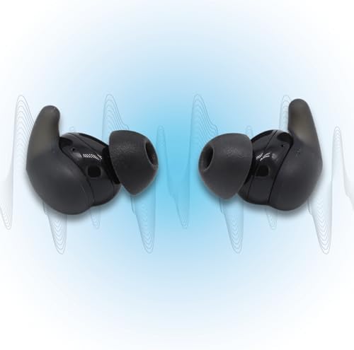 Upgrade Your Audio with Comply TW-180-B Memory Foam Earbud Tips | Tailored for Sony Link Buds Fit & TOZO NC9 | Unrivaled Comfort, Secure Fit, and Noise Isolation | 3 Pairs for Optimal Listening Experience | Perfect for Music Lovers Seeking Clarity and Comfort