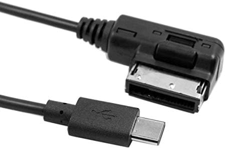 JSER Media AMI MDI USB-C 3.1 Type-C Car Adapter Cable for VW & Audi (2014 Models) – Superior Charging & Data Transfer for A4, A6, Q5, Q7 – Effortless Connectivity & Enhanced Durability