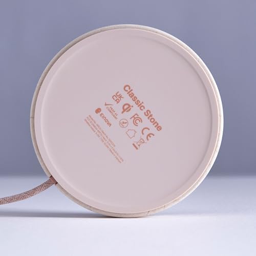 Elevate Your Charging Experience with the Einova Dual Classic Stone – Luxurious Wireless Charging Pad in Genuine Black Marquina Marble, Handcrafted in Italy, Featuring a 6 ft Integrated USB-C Cable for Fast Charging of Smartphones, Wireless Earbuds, and Smartwatches – Unmatched Aesthetics and Broad Compatibility for Qi-Enabled Devices