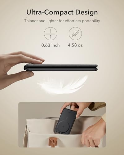ESR Qi2 All-in-One 3-in-1 Charging Station for Apple Devices – Fast 15 W Mag Safe Charger, Certified Apple Watch & Air Pods Power Hub, Ideal Travel Companion for i Phone 16/15/14/13/12 Series, Sleek Black Design with Travel Bag Included – Maximizing Efficiency and Style