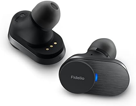 Philips Fidelio T1 True Wireless Earbuds – Audiophile-Grade Sound & Advanced Active Noise Cancelling Pro+ Technology, Bluetooth 5.2 for Seamless Connectivity, Ergonomic Design for All-Day Comfort, Long Battery Life with 25 Hours Playtime, Perfect for Music Lovers and Daily Use