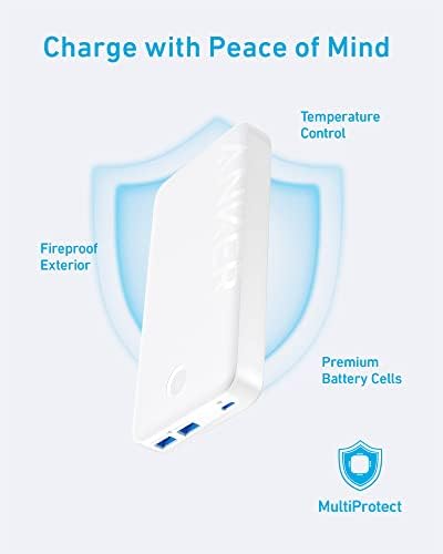 Anker 20,000 m Ah Fast Charge Power Bank – Ultra-Fast 22.5 W Portable Charger with Dual USB-A and USB-C Ports, Ideal for i Phone 16/15/14/13/12, Samsung Galaxy, i Pad Pro, Air Pods & Apple Watch – Compact and Durable for On-the-Go Power Solutions