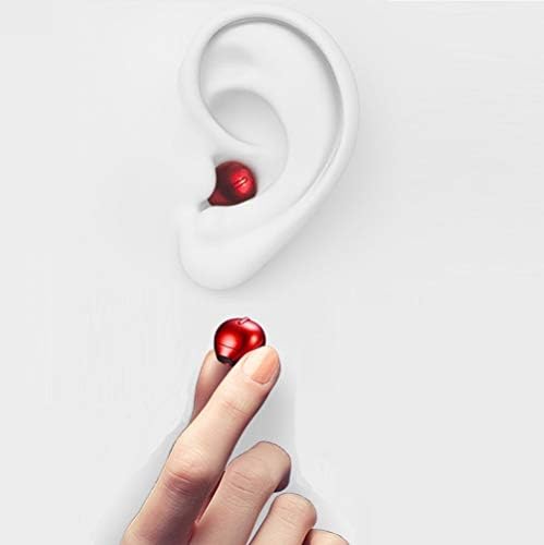 Tiny Wireless Invisible Earbuds with Charging Case – Discreet In-Ear Headphones for Professionals | Lightweight Waterproof Design for Small Ear Canals | Seamless Audio Experience on the Go