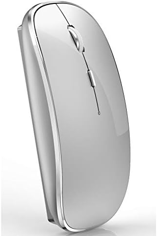Premium Wireless Mouse for Mac and Windows – Ergonomic, Rechargeable, and Silent Click Design for Enhanced Productivity on Mac Book, Chromebook, and PC – Ideal for Travel and Home Office Setup – Durable and High-Precision Tracking