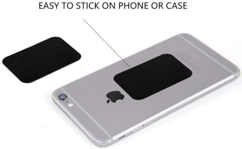 HIKER Premium Magnetic Mount Metal Plates – 8 Rectangular Durable Attachments for Ultimate Phone Stability and Universal Compatibility – Perfect for Hands-Free Navigation and Secure Mobile Support Solutions