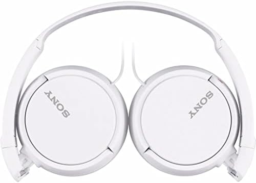 Sony MDR-ZX110 AP Wired On-Ear Headphones with Integrated Mic – Lightweight Design for Unmatched Comfort and Superior Sound Quality, Perfect for Music Lovers and Professionals on the Go, Adjustable Fit with Foldable Portability for Effortless Storage and Hands-Free Calls