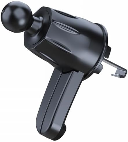 Universal Car Air Vent Phone Holder Clip – Adjustable Metal Hook with Triangular Stabilizing Foot – Optimized for Wireless Charging Compatibility – Effortless Hands-Free Navigation – 0.67-Inch Joint Ball for Superior Fit – Enhance Driving Safety and Convenience with Reliable Phone Access