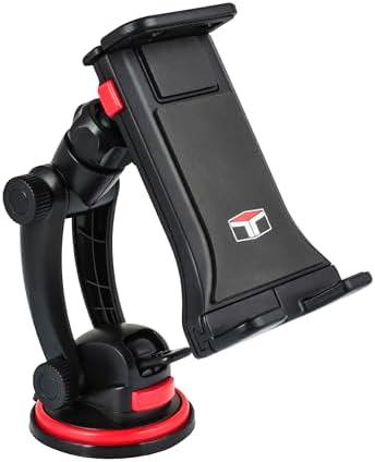 Tuff Tech Universal Car Phone Holder – Super Stick Windshield & Dash Mount for Secure Smartphone Access and Enhanced Visibility, Ideal for Safe Driving and Hands-Free Navigation