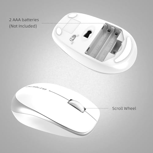Experience Ultimate Comfort with the BFRIENDit Ultra-Quiet Wireless Keyboard – Sleek 2.4 GHz Connection for Mac & Windows, Slim Chocolate Key Design for Effortless Typing and Enhanced Productivity, Perfect for Home, Office, and Smart TV Use – Effortless Connectivity Meets Stylish Functionality
