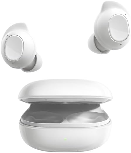 SAMSUNG Galaxy Buds Fan Edition SM-R400 – Premium Active Noise-Cancelling Wireless Earbuds with Bluetooth v5.2 for Android – Immerse Yourself in Crystal Clear Sound and Unmatched Comfort in Stylish White