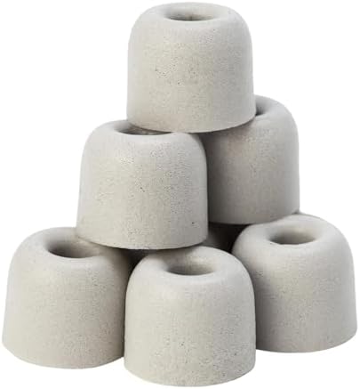 TV EARS Premium Memory Foam Earbud Tips – 4 Pairs for Original & 5.8 Digital Headsets, Noise-Isolating Gray Replacement Tips for Superior Comfort & Sound Quality, 1-Year Supply for Ultimate Listening Experience