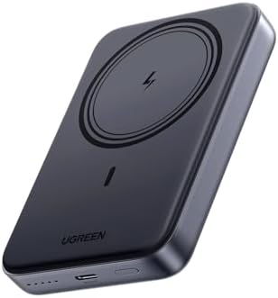 UGREEN Magnetic Power Bank – 10,000 m Ah Wireless Portable Charger for i Phone 16/15/14 Series | PD 20 W Fast Charging Battery Pack with USB-C for Effortless Mag Safe Compatibility | Sleek, Lightweight Design for Ultimate Convenience and Reliability
