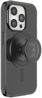 Transparent Mag Safe-Compatible Phone Grip Case for i Phone 15 Pro Max – Superior Drop Protection and Effortless Wireless Charging – Elevate Your Style with Enhanced Handling and Sleek Design