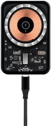 for 15W Magnetic Wireless Car Charger Mount, 360° Rotation, Air Vent Phone Holder with Strong Magnetic Core, Black – Enhanced Compatibility and Speed