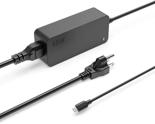 LG Gram 65 W USB-C Fast Charger | UL Certified Power Adapter for 14-17 Series Laptops | Enhanced Safety & Compatibility | Reliable Charging Cord with 30-Day Guarantee | Efficient Power Supply for LG Gram 14 Z90 Q, 15 Z90 Q, 16 T90 P, 17 Z95 P & More | Support for 45 W Devices | 24/7 Email Assistance