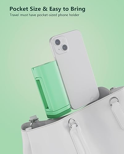 Mii KARE Universal Airplane Phone Holder – Innovative 360-Degree Rotating Smartphone Mount for Ultimate In-Flight Entertainment, Lightweight and Durable Travel Companion for Effortless Viewing on Tray Tables, Perfect for Long Flights and Quick Getaways