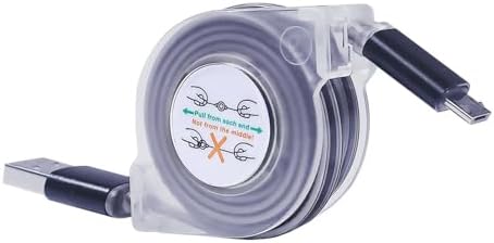 Box Wave Retractable Sync Cable for Alcatel LINKZONE Mobile Hotspot – High-Speed Data Transfer, Portable Design, Enhanced Compatibility for On-the-Go Connectivity