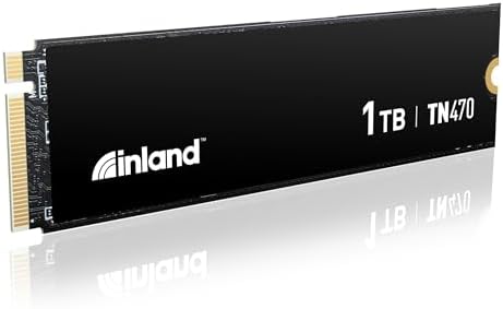 Elevate Your Performance with the INLAND TN450 500 GB NVMe M.2 PCIe Gen4 x4 Internal SSD – Unmatched 5,000 MB/s Speeds, 3 D NAND Technology for Ultimate Durability, Perfect Upgrade for Laptops & Desktops