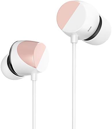 TUNAI Piano Audiophile Earphones – Premium Hi-Res Earbuds with Dual Drivers for Unmatched Clarity and Balanced Sound – Ideal for Gym Workouts, Running, and Home Listening (Rose Gold) – Ergonomic Comfort and Superior Compatibility
