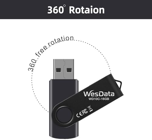 Versatile 10 Pack 16 GB Flash Drives with Dual USB C Adapters – Colorful Memory Stick Set for Fast Data Transfer Across PC, Laptops, Macs & USB C Devices – Perfect Portable Storage Solution for Work & Play