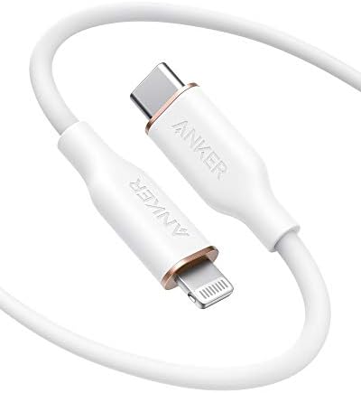 Anker 6 FT MFi Certified USB C to Lightning Cable – Rapid Power Delivery for i Phone 13 Pro, 12 Pro Max, 12, 11, X, XS – Durable Misty Blue Charging Solution with Reinforced Connectors for Optimal Performance and Stylish Flexibility
