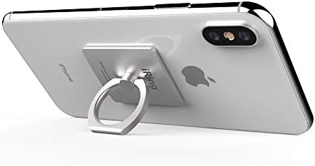 Wireless Charging-Ready i Ring Link Phone Holder – Pearl White Finger Grip & Stand for Ultimate Smartphone Security and Versatility – Compatible with i Phone, Galaxy & All Smartphones – Enhanced 360° Rotation & 180° Flip Design for Effortless Photo Angles – Durable Zinc Alloy & Polycarbonate Construction for Long-Lasting Use – Ultra-Strong Adhesive for Secure Attachment – Detachable Plate for Seamless Wireless Charging – Perfect for Video Calls, Streaming, and Everyday Use – Ideal for All Smartphone Models Including i Phone 14, Galaxy S21, and More – Elevate Your Device Experience with i Ring Link’s Innovative Grip Technology