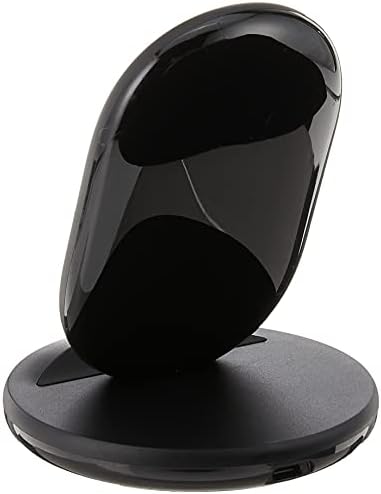 Belkin 15 W Qi-Certified Wireless Charging Stand – Ultra-Fast Charging for i Phone, Galaxy, Pixel & More – Stylish Black Design for Effortless Streaming and Connectivity – Ideal Phone Charging Station for Multitasking and Convenience – No Power Supply Included