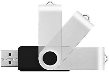 Colorful 5-Pack Aiibe 128 GB USB Flash Drives – High-Speed USB 2.0 Memory Sticks for Effortless File Transfers and Dynamic Data Storage Solutions in Black, Red, Yellow, White, and Purple