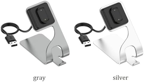 Amazfit Smartwatch Fast Charging Dock – Compact USB Charger for GTR 3, GTS 3, T-Rex 2 & Cheetah Models (Sleek Gray) – Reliable Power Solution for On-the-Go Lifestyle and Seamless Smartwatch Experience