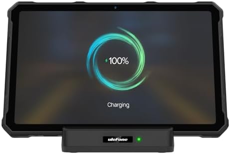 Ulefone Armor Pad 4 Ultra Wireless Charging Dock – 10 W Dual Output Desk Station for Seamless Power and Enhanced Compatibility – Fast and Convenient Charging Solution for Ulefone Armor Pad 4 Ultra Devices – Stylish, Compact Design for Home or Office Use