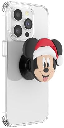 Disney Classic Mouse Pop Sockets Phone Grip with Versatile Kickstand – Ultimate Anti-Drop Phone Holder for One-Handed Use and Easy Style Switchability – Compatible with i Phone, Samsung, and Most Cases – Ideal for Wireless Charging and Everyday Convenience