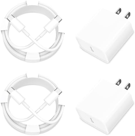 Rapid 20 W USB-C Wall Charger Duo for i Phone 14 & More – Stuffcool MFi Certified 6 FT Type C to Lightning Cable Included – Compact Fast Charging Power Adapter for Swift Device Recharging & Ultimate Safety Features