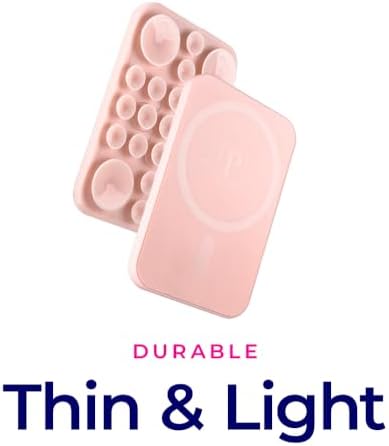 Revolutionary Magnetic Suction Phone Mount for Seamless Content Creation and Fitness | The Clingy Thingy – Mag Safe Compatible Holder for i Phone 16/15/14/13/12 in Elegant White/Green – Experience Unmatched Hands-Free Versatility with Superior Grip and Ultra-Portable Design