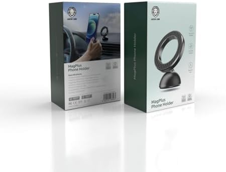 Versatile Mag-Safe Compatible Car Holder – One-Handed Operation for Seamless Navigation, Lightweight & Portable Design, Secure Magnetic Attachment for Safe Driving, Ideal for Travel and Daily Commutes – Sleek Black Finish