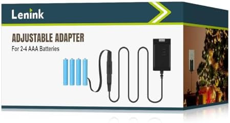Lenink Adjustable AC Power Supply Adapter – Eco-Friendly AAA Battery Replacement Solution with 3 V-6 V Versatility for All Your Electronic Devices