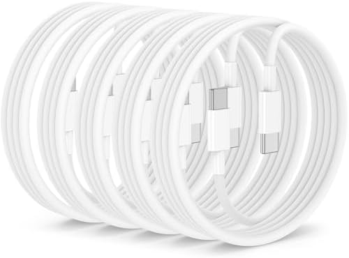 6 Pack MFi Certified 3 FT i Phone Car Charger Cords – High-Speed USB-A to Lightning Charging Cables for i Phone 14/13/12/11 Pro Max/XS/XR/X/8/7 Plus – Durable, Flexible, and Perfect for On-the-Go Charging