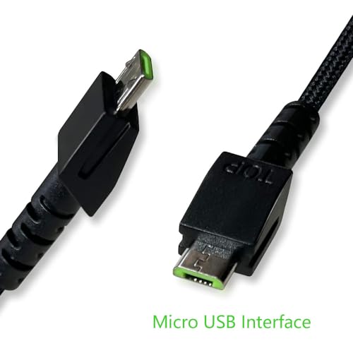 High-Speed Razer Mouse Charging Cable – Durable USB Charger Cord for Naga Pro, Viper Ultimate, Death Adder V2 Pro & Basilisk Ultimate – Enhanced Compatibility & Performance Boost for Gamers and Professionals